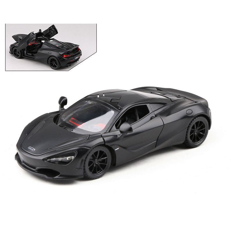 Машинка металлическая спорткар Элемент McLaren 720S Black 1:24