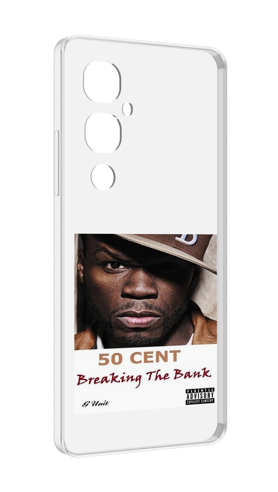 

Чехол MyPads 50 Cent - Breaking The Bank для Tecno Pova 4 Pro, Прозрачный, Tocco