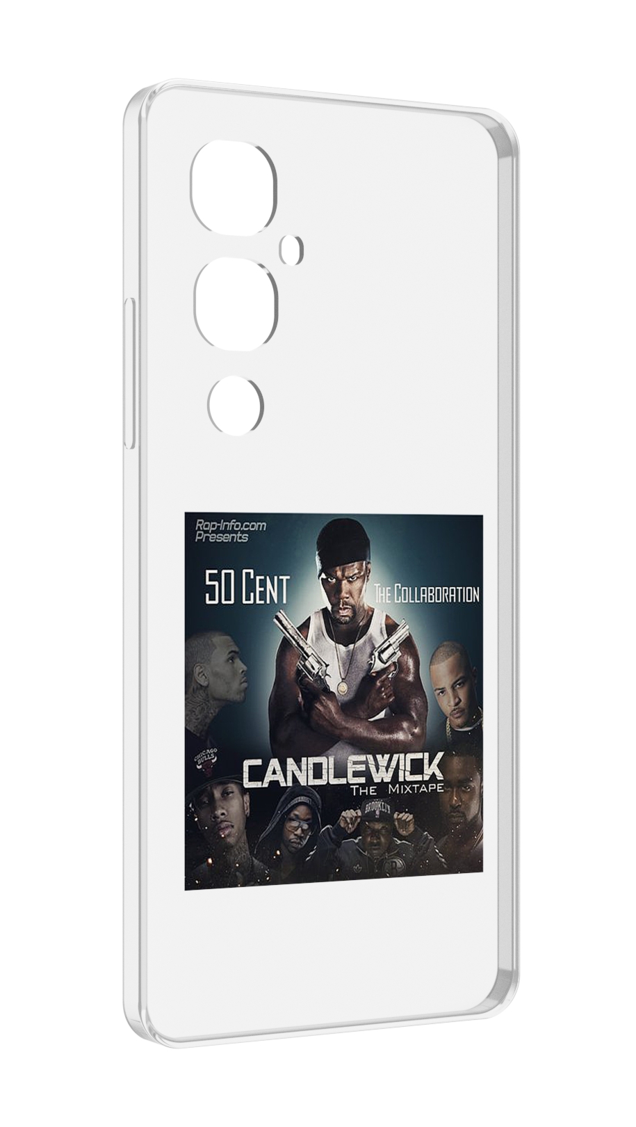 

Чехол MyPads 50 Cent - CandleWick для Tecno Pova 4 Pro, Прозрачный, Tocco