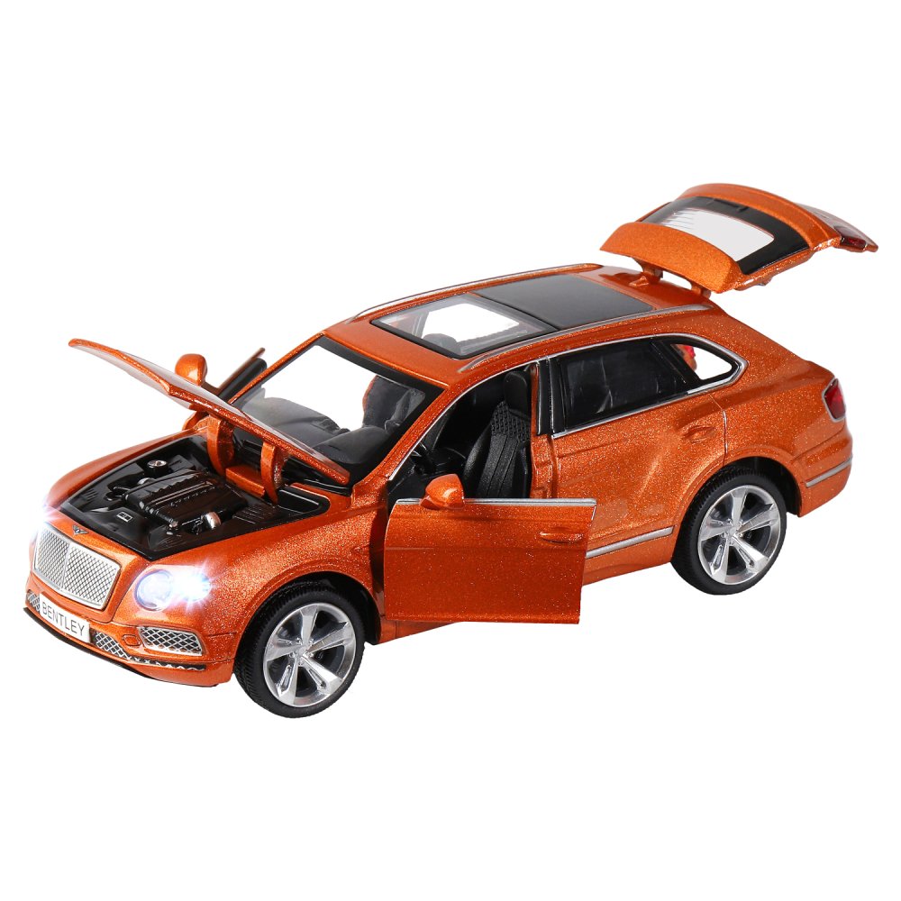 

Машинка металлическая Bentley Bentayga, оранжевый Автопанорама JB1251301, JB1251301
