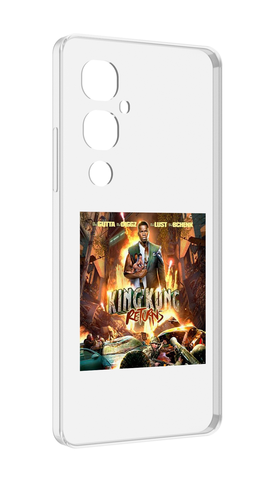 

Чехол MyPads 50 Cent - King Kong Returns для Tecno Pova 4 Pro, Прозрачный, Tocco