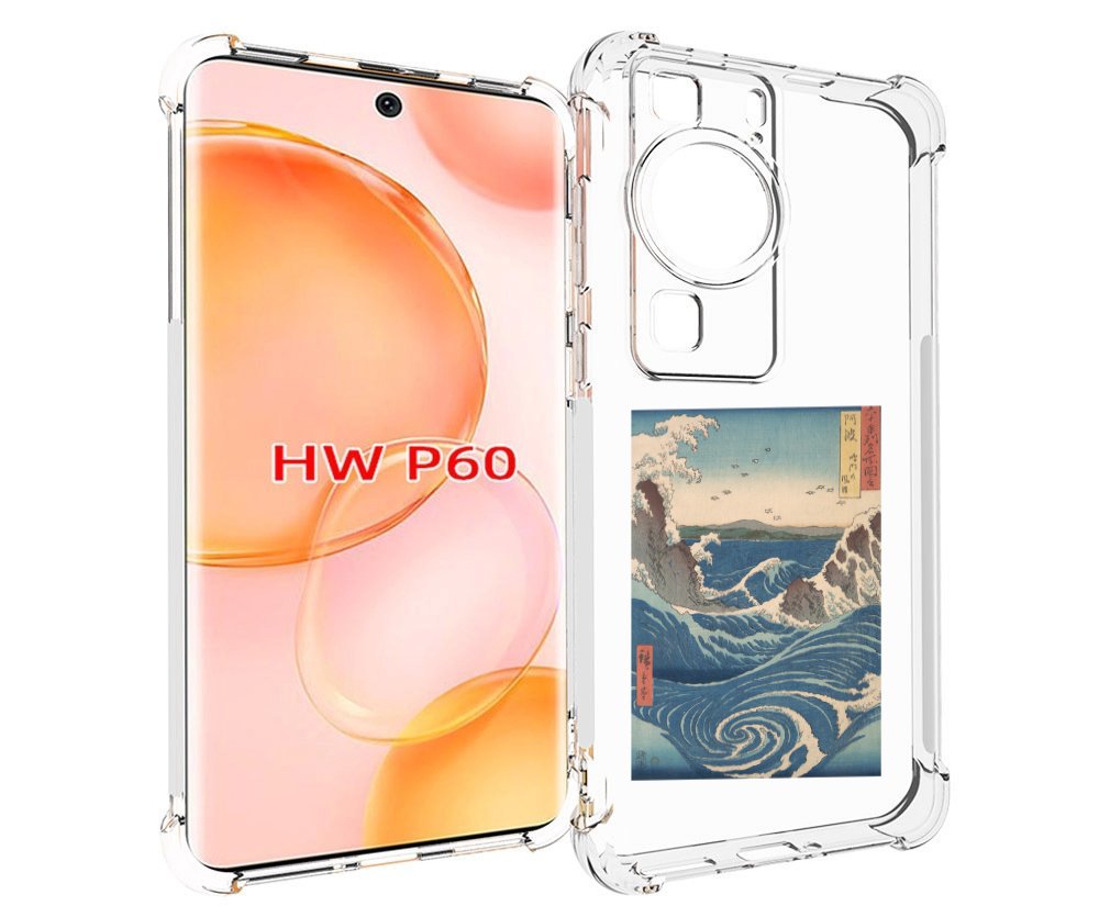 

Чехол MyPads картинка волны водоворот для Huawei P60, Tocco