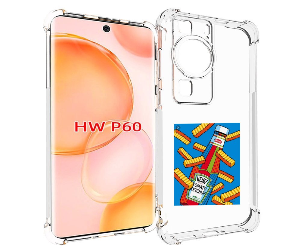 

Чехол MyPads картошка с соусом для Huawei P60, Tocco