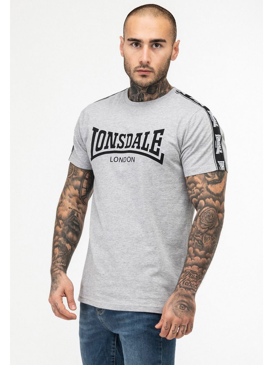 

Футболка мужская Lonsdale L2G22O04D черная M, Черный, L2G22O04D