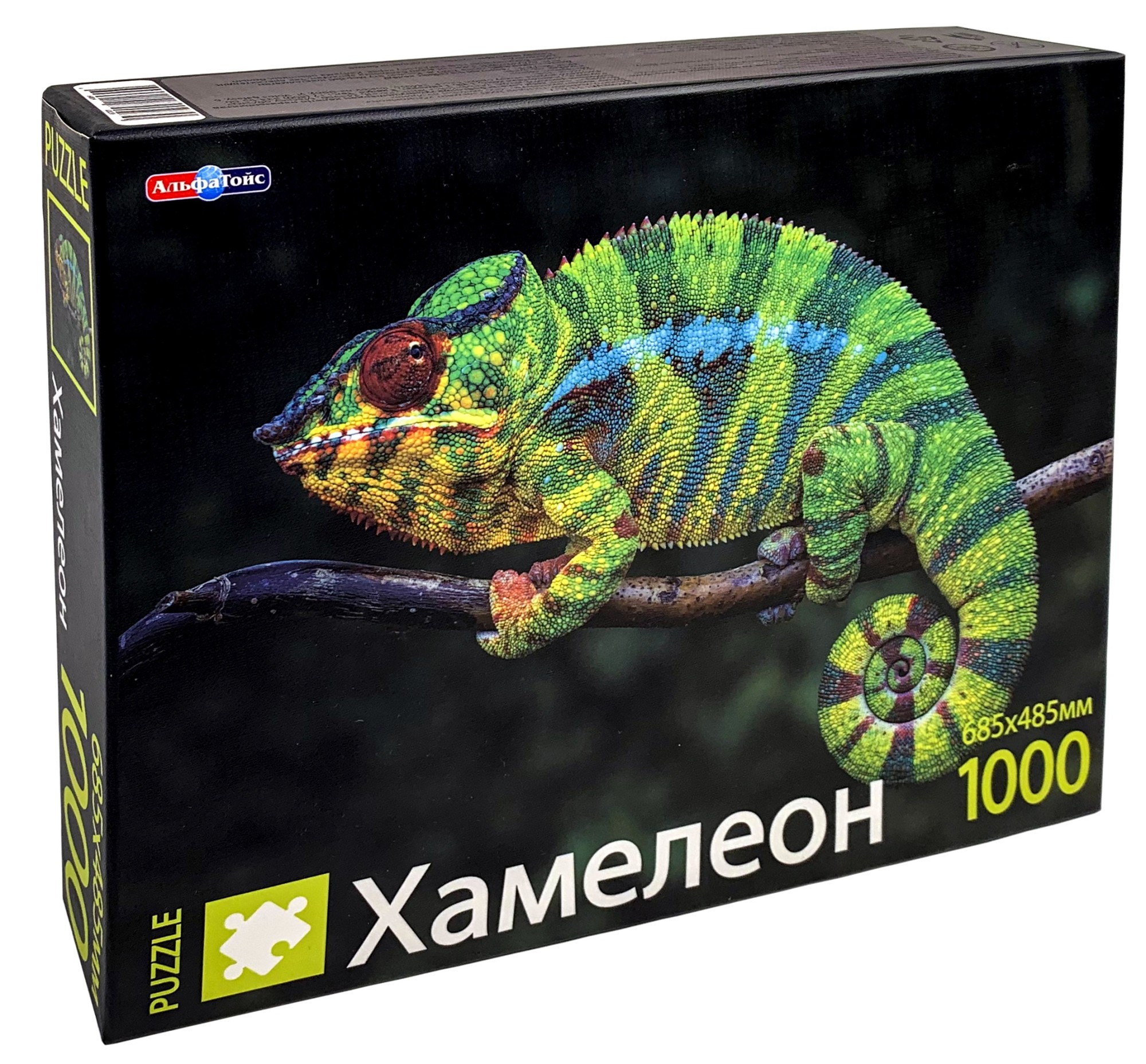 

Пазл Хамелеон, 1000 элементов АльфаТойс 11207, 11207