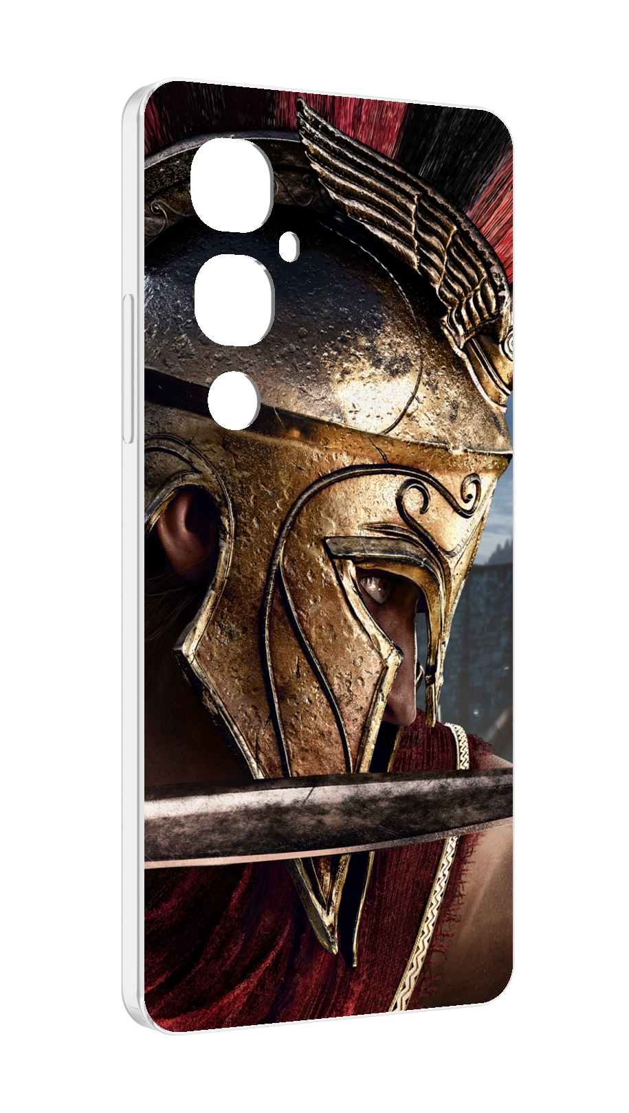 

Чехол MyPads Assassin's Creed Odyssey для Tecno Pova 4 Pro, Прозрачный, Tocco