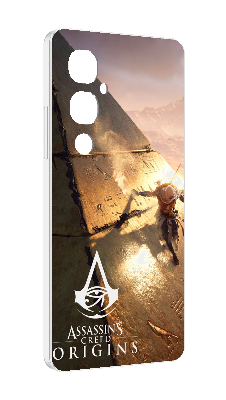 

Чехол MyPads Assassin's Creed Origins для Tecno Pova 4 Pro, Прозрачный, Tocco