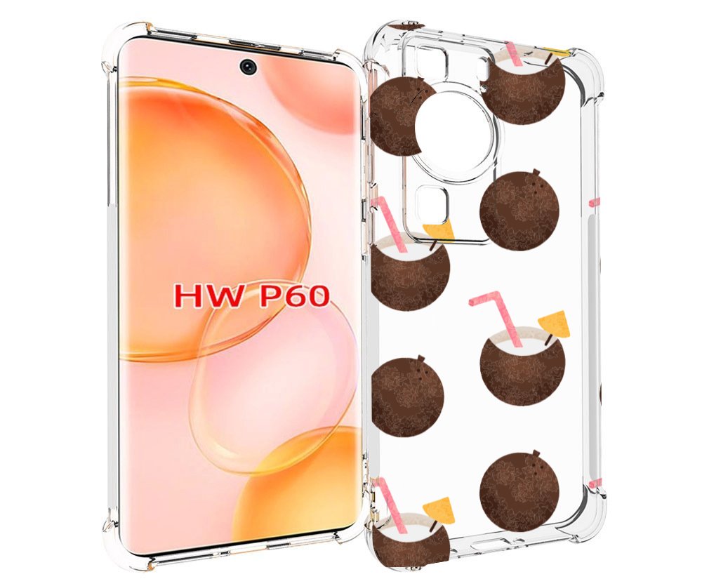 

Чехол MyPads кокосики для Huawei P60, Tocco