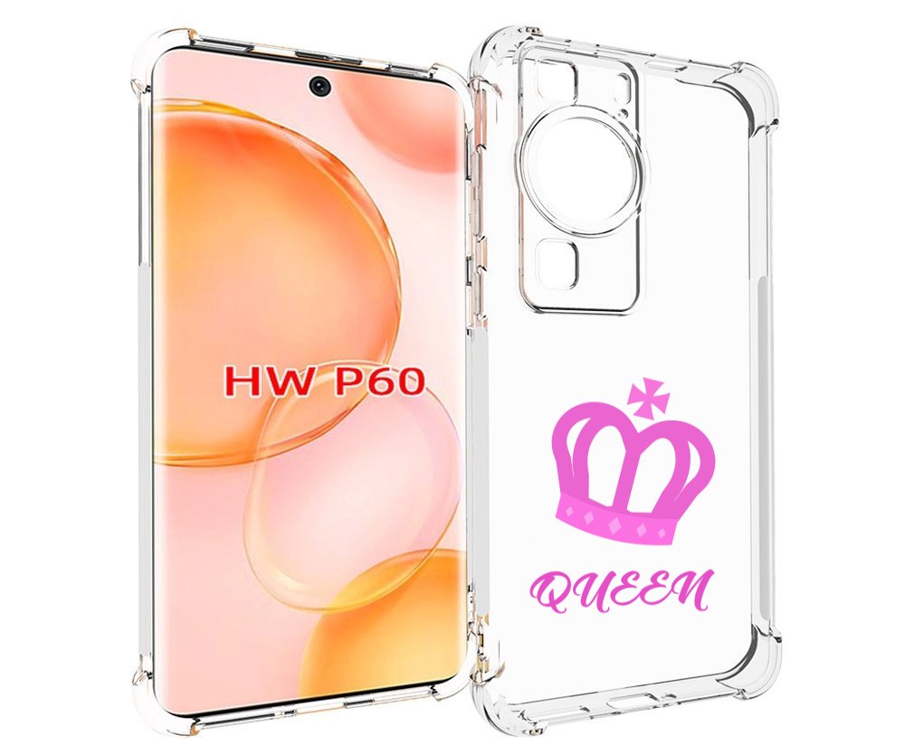 

Чехол MyPads корона-королевы-розовый для Huawei P60, Tocco