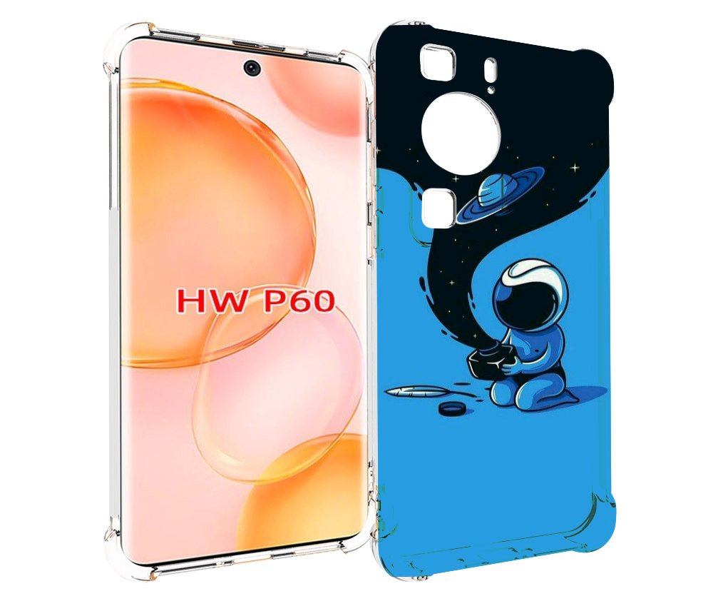 

Чехол MyPads космос из черной краски для Huawei P60, Tocco