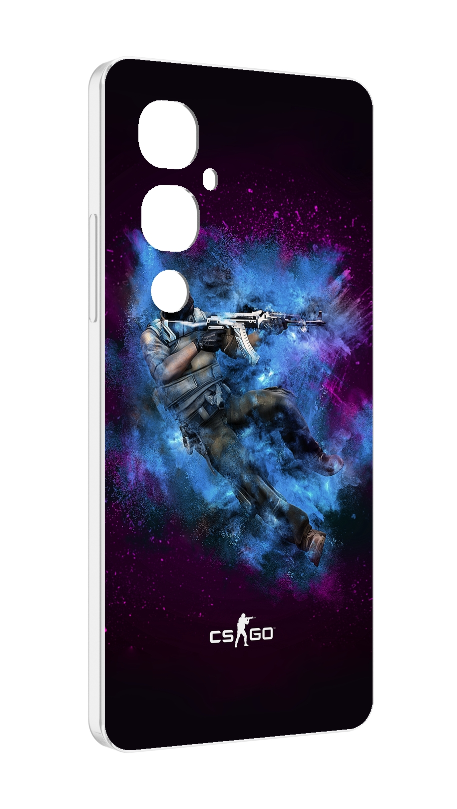 

Чехол MyPads CS-go-террорист для Tecno Pova 4 Pro, Прозрачный, Tocco