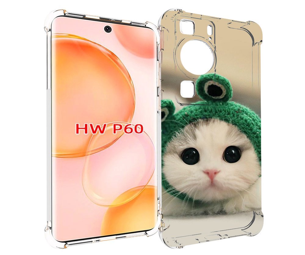 

Чехол MyPads кот-лягушка детский для Huawei P60, Tocco