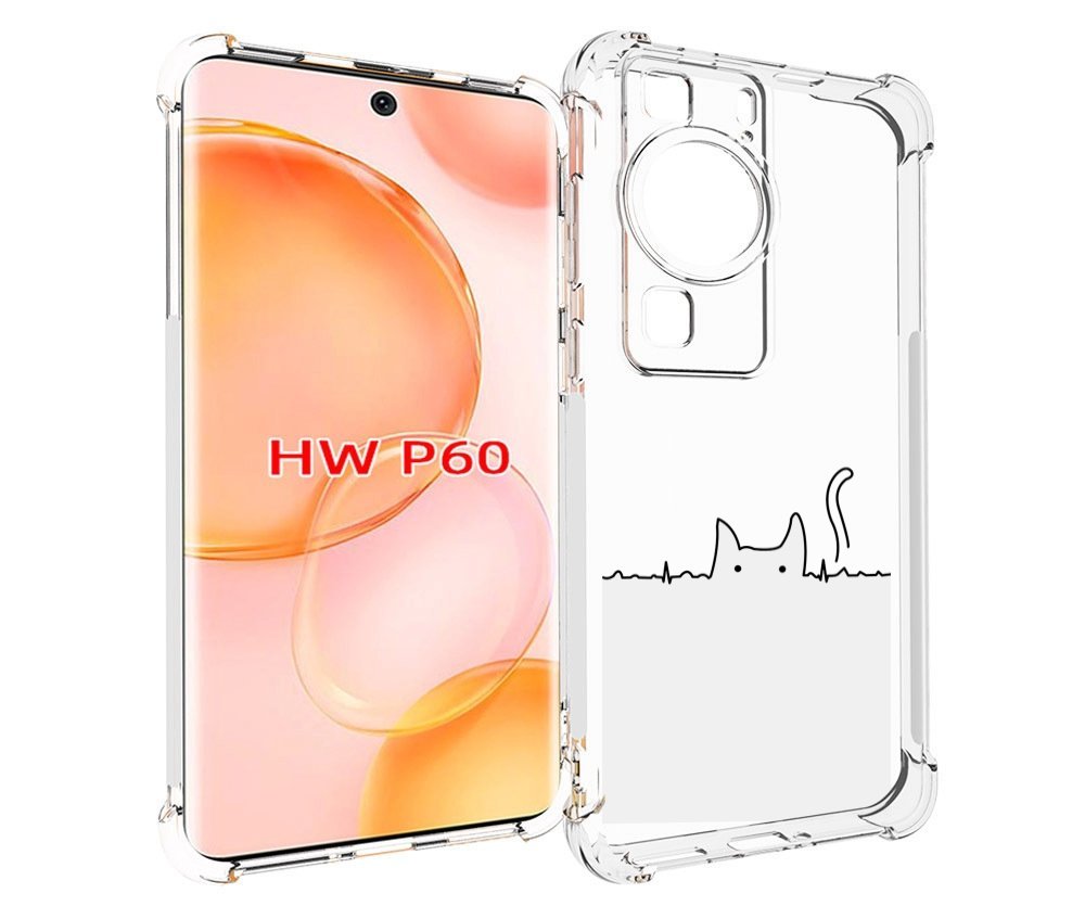 

Чехол MyPads кот-музыкальный для Huawei P60, Tocco