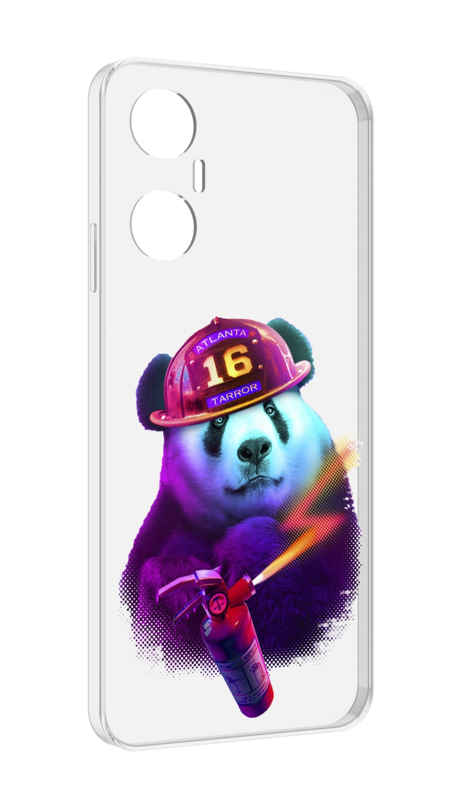 

Чехол MyPads Яркая панда детский для Infinix Hot 20 5G, Прозрачный, Tocco