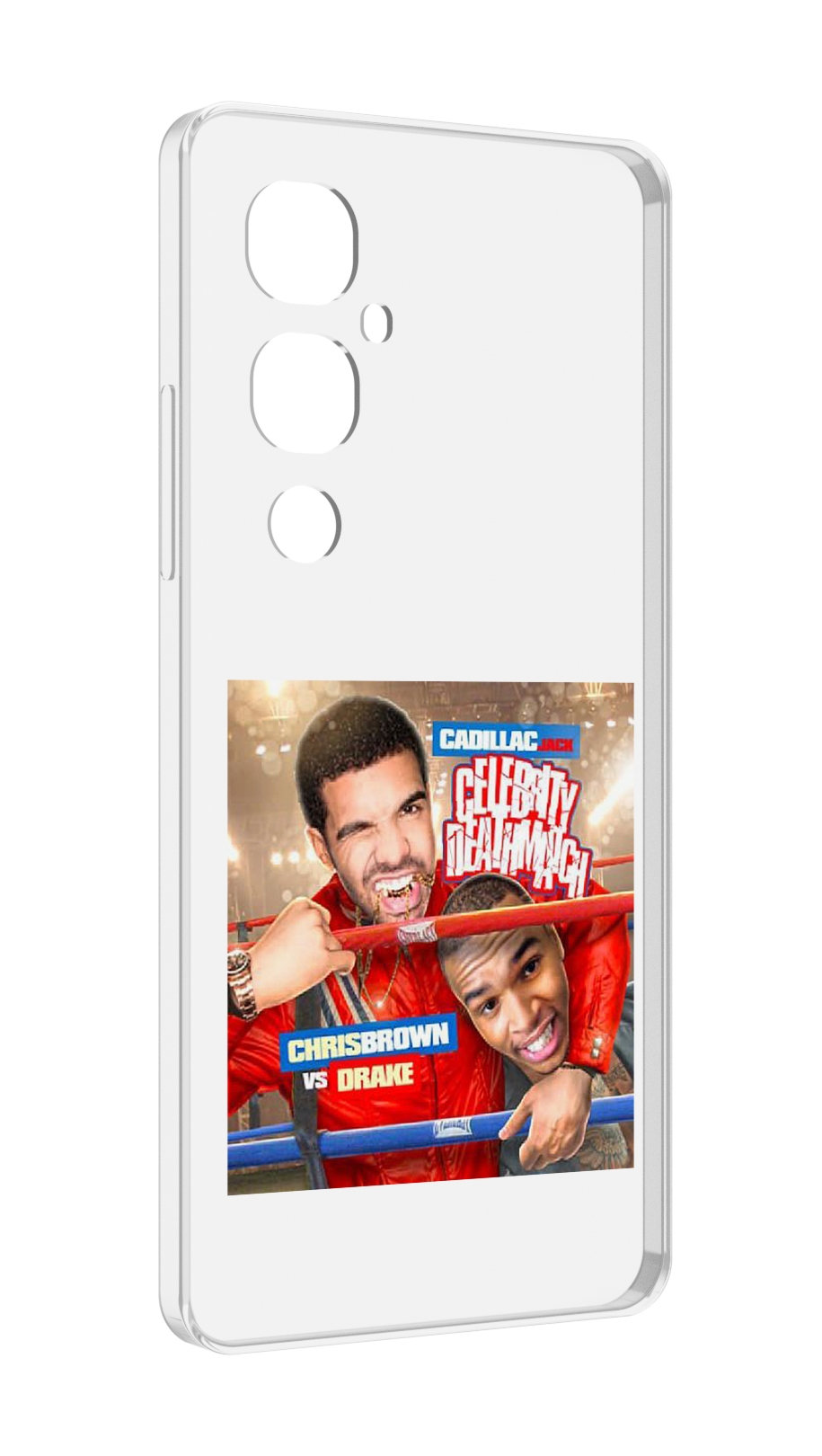 

Чехол MyPads Drake & Chris Brown - Celebrity Deathmatch для Tecno Pova 4 Pro, Прозрачный, Tocco