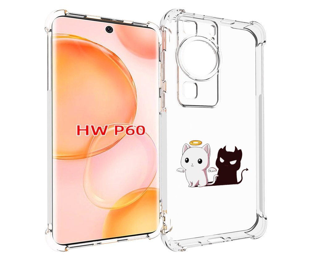 

Чехол MyPads котик-с-злой-тенью для Huawei P60, Tocco