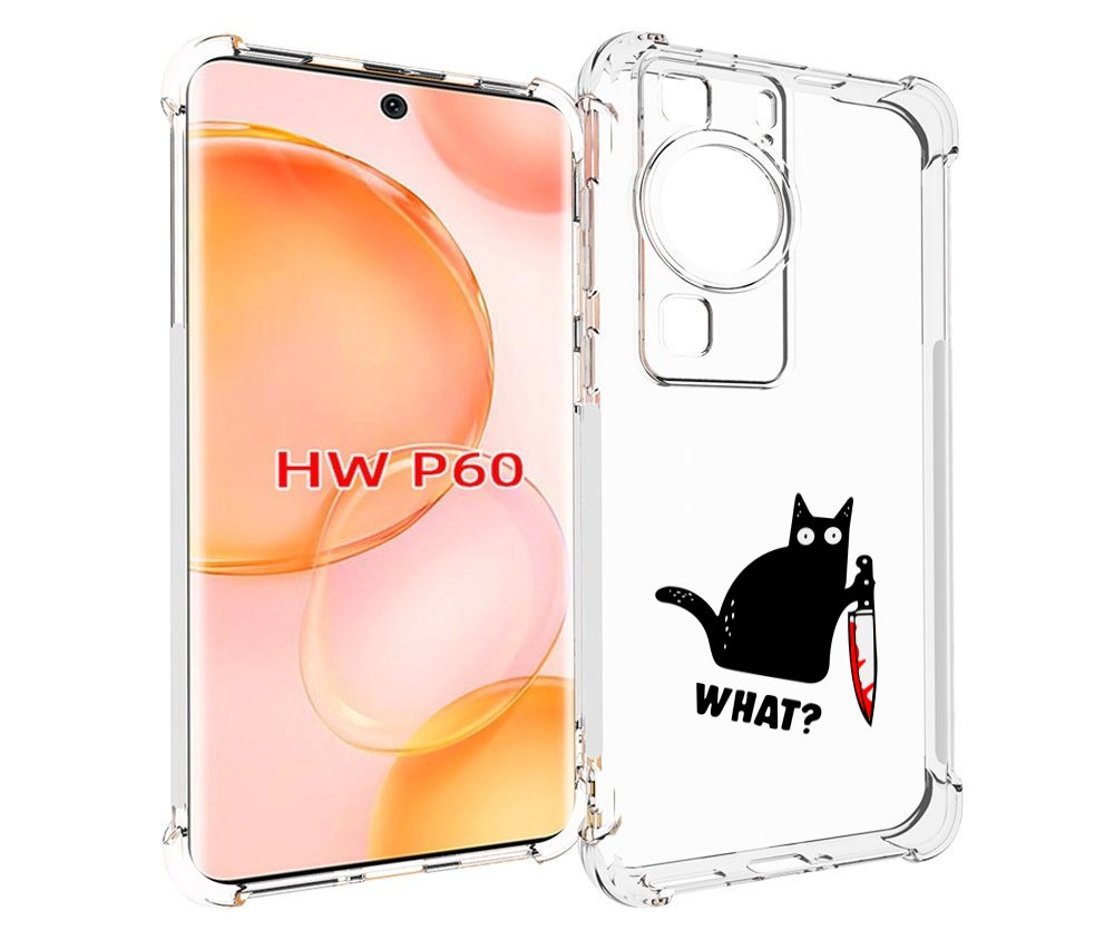 

Чехол MyPads котик-убийца для Huawei P60, Tocco