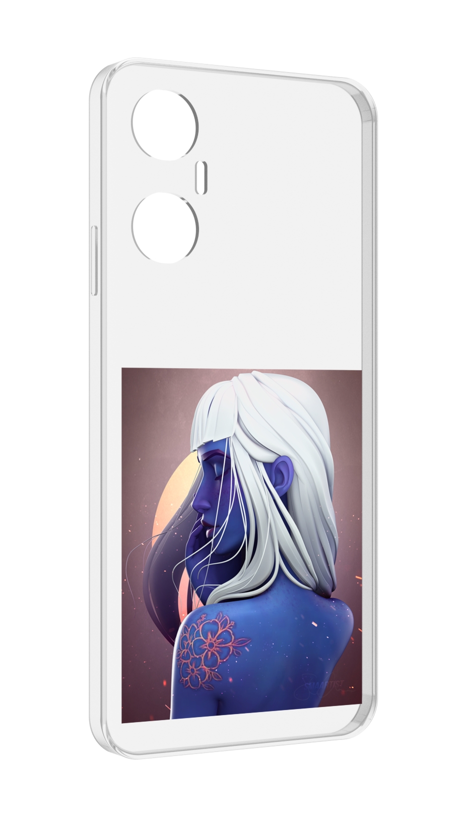 

Чехол MyPads аватар-с-цветком для Infinix Hot 20 5G, Прозрачный, Tocco