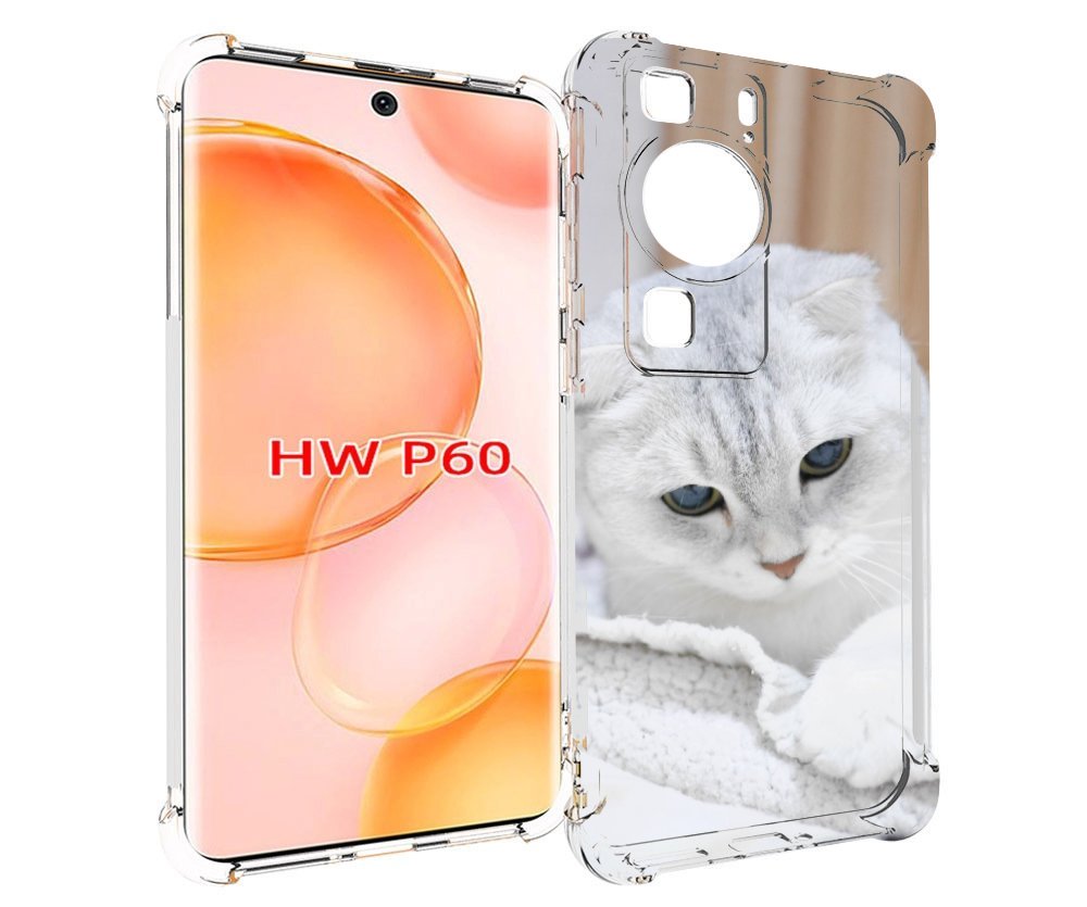 Чехол MyPads кошка чаузи для Huawei P60