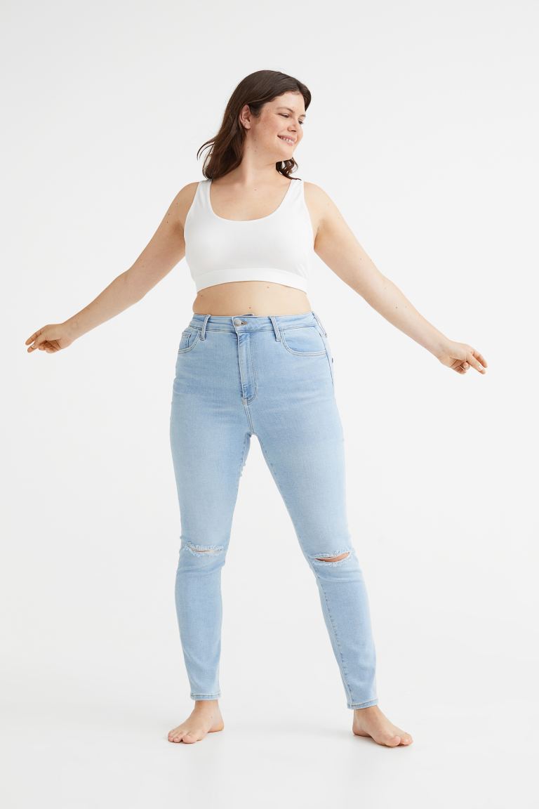 

Джинсы женские H&M 1069394001 синие S (доставка из-за рубежа), 1069394001