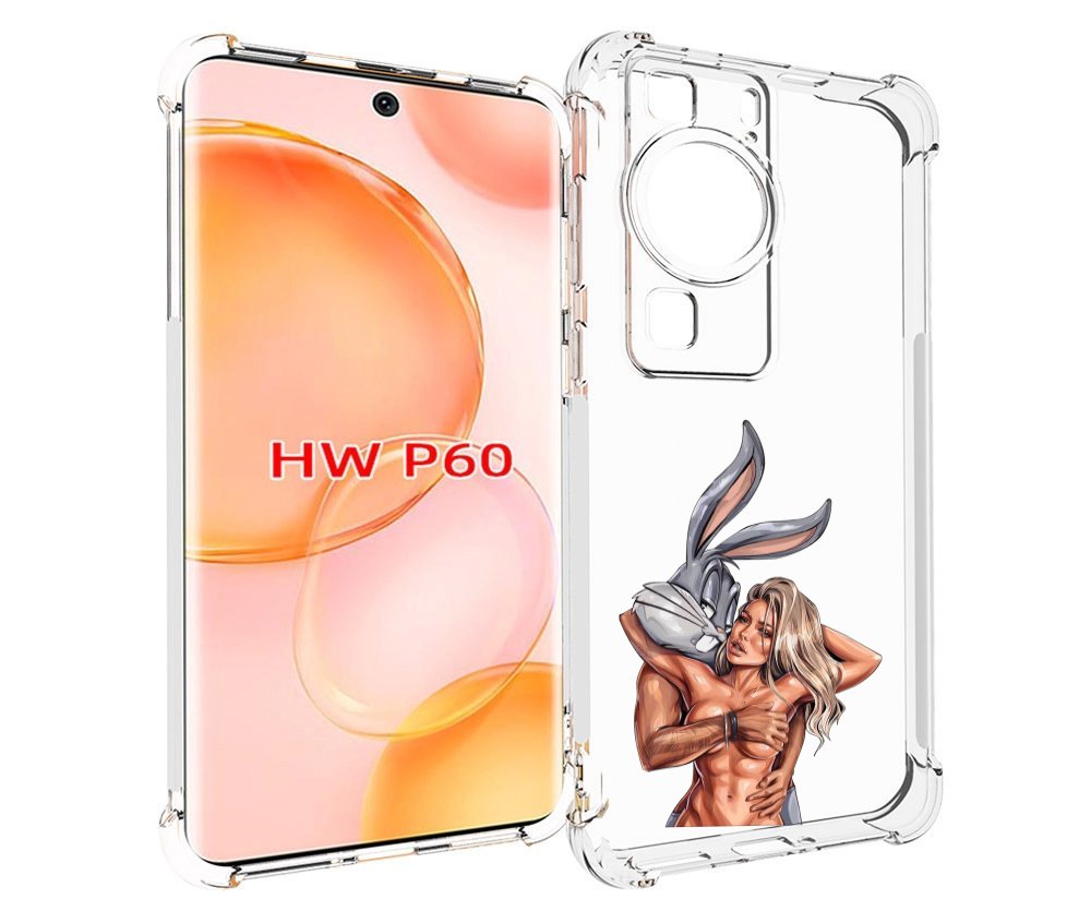 

Чехол MyPads красивая-девушка-с-бак-банни женский для Huawei P60, Tocco
