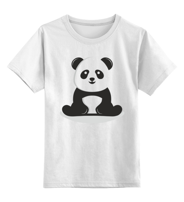 

Футболка детская Printio panda цв. белый р. 128, panda