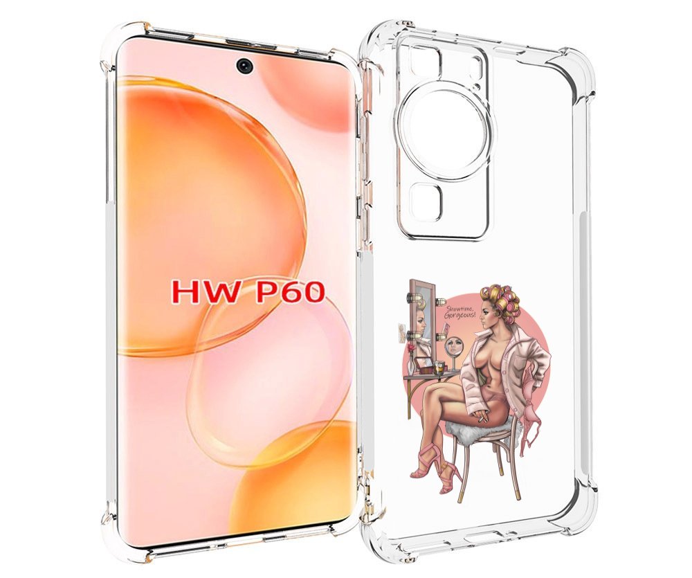 

Чехол MyPads красивая-девушка-с-зеркалом женский для Huawei P60, Tocco