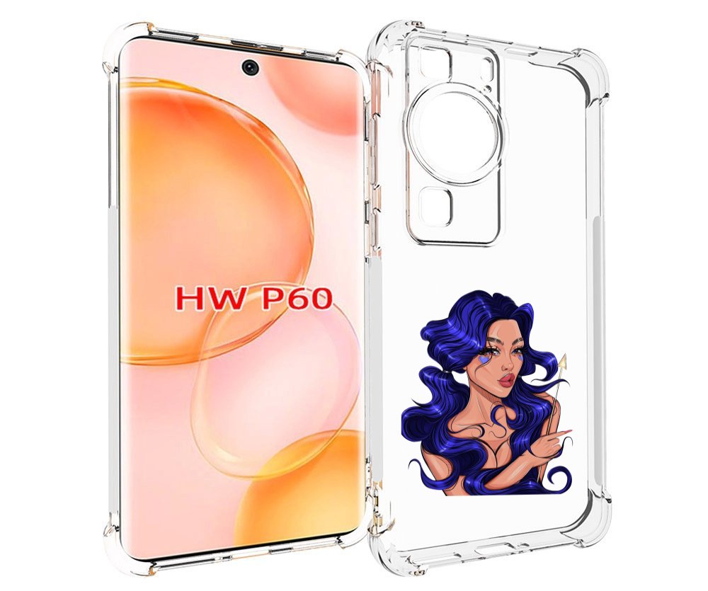 

Чехол MyPads красивая-девушка-с-синими-волосами женский для Huawei P60, Tocco