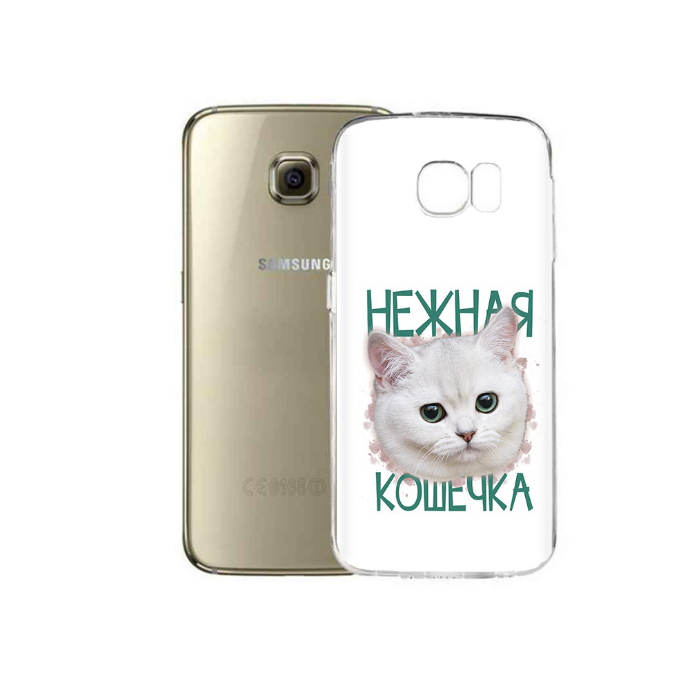 

Чехол MyPads Tocco для Samsung Galaxy C5 Pro нежная кошечка (PT61139.577.520), Прозрачный, Tocco