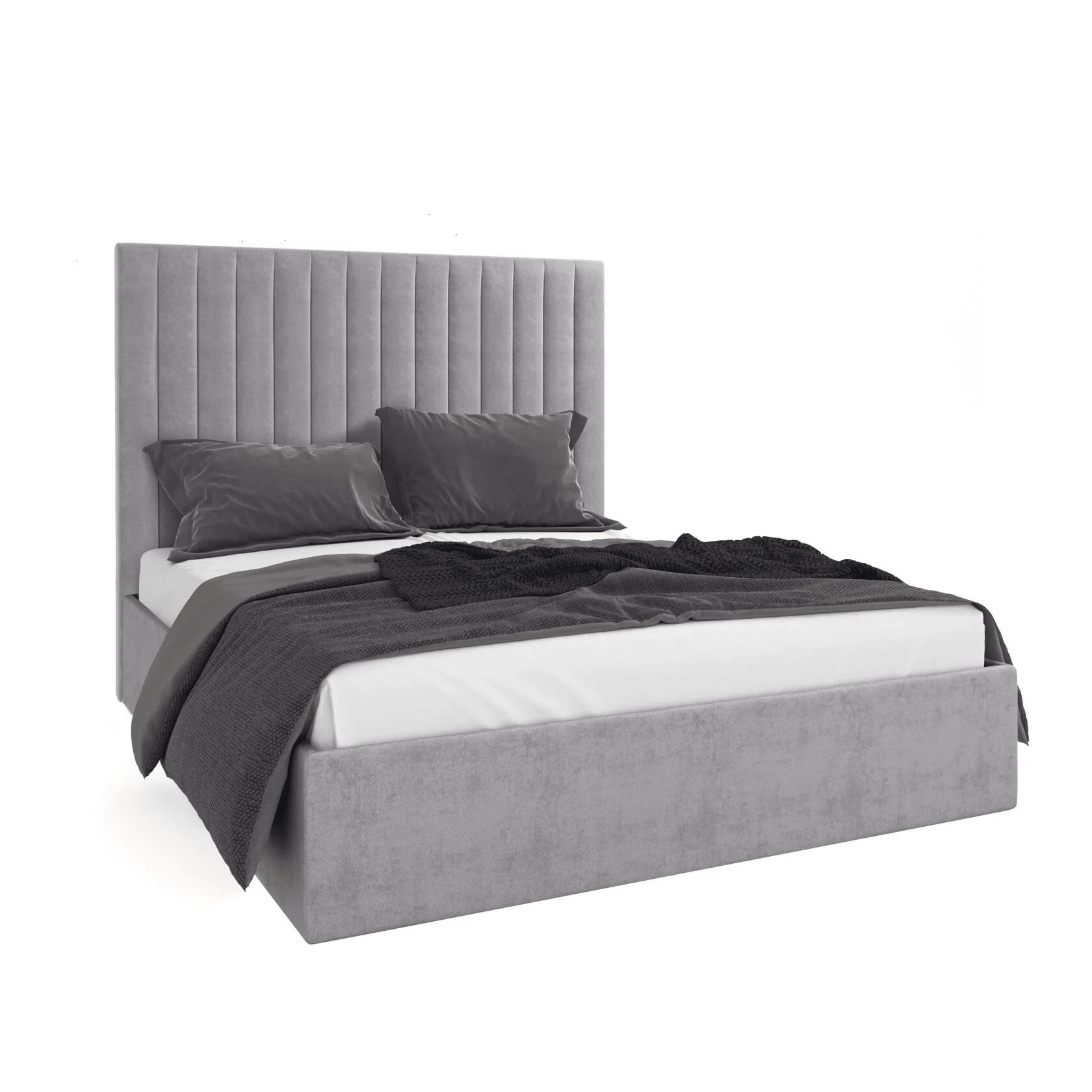 

Кровать  180х200 с подъемным механизмом, ящиками, ортопедическая серый, ортопедическая с ящиками