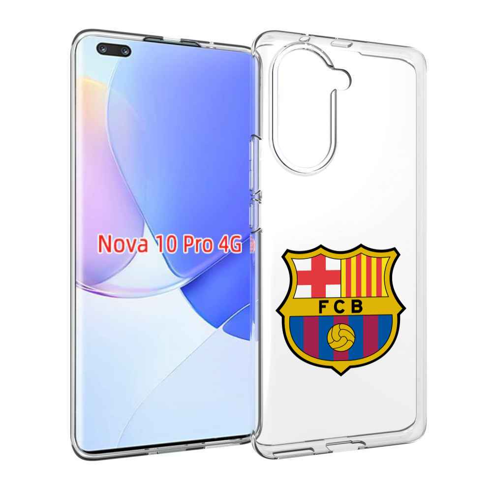 Чехол MyPads ФК FCB Барселона для Huawei Nova 10 Pro противоударный