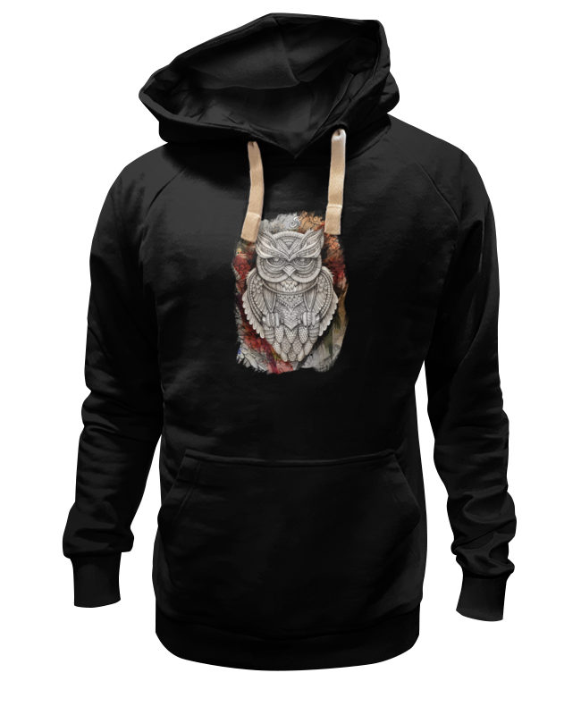 

Худи унисекс Printio Doodle owl черное M, Черный, Doodle owl