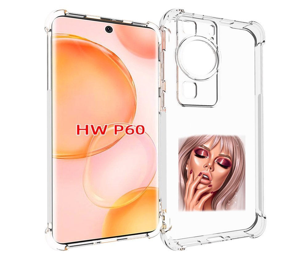 

Чехол MyPads красивый-портрет-девушки женский для Huawei P60, Tocco