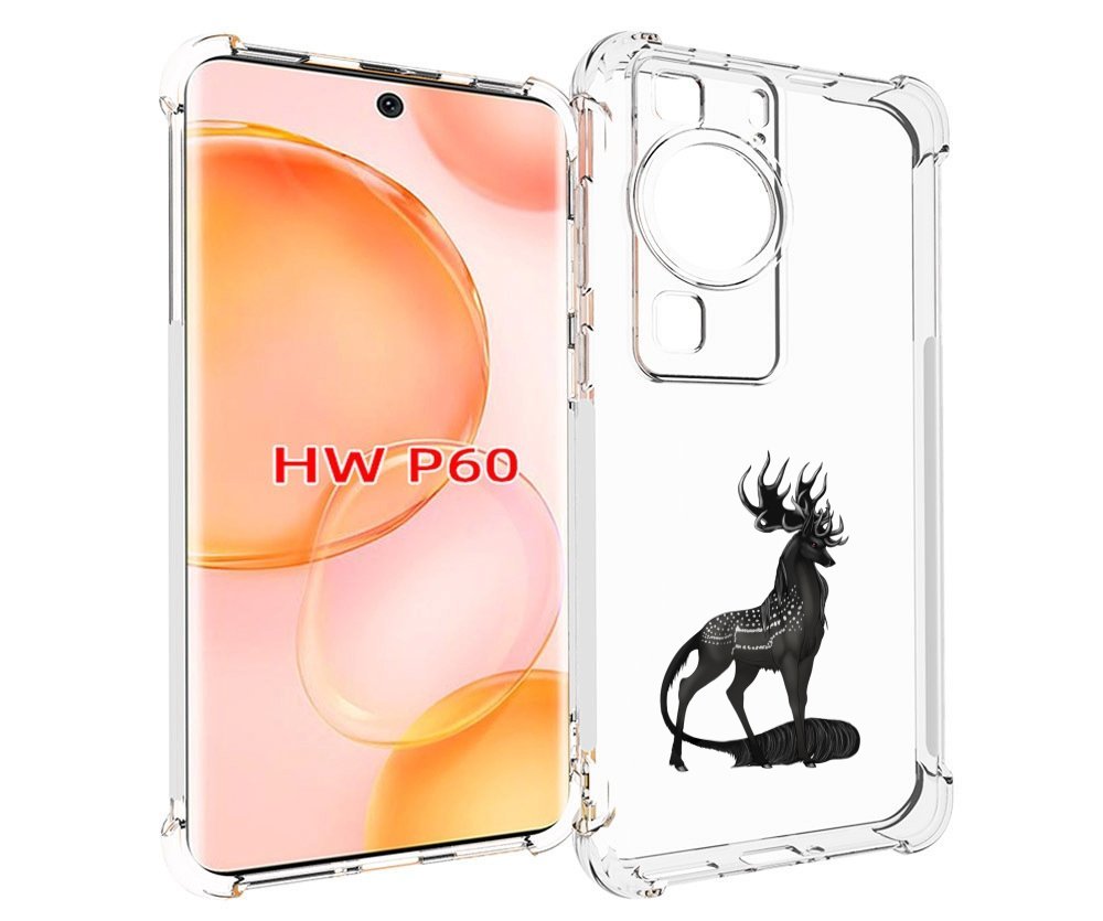 

Чехол MyPads красивый-черный-олень для Huawei P60, Tocco
