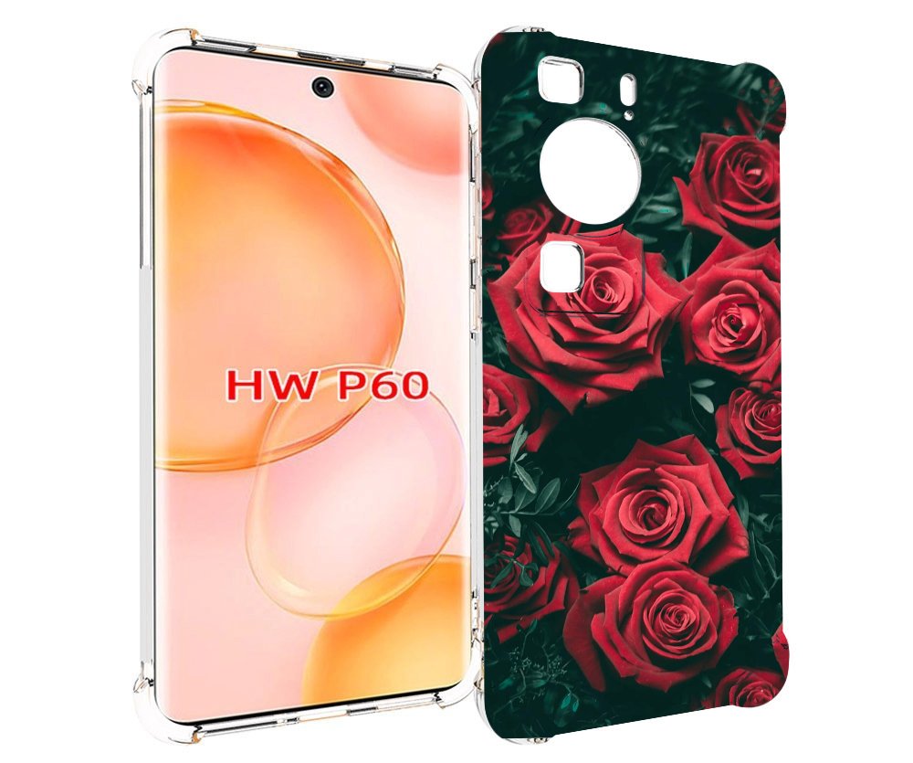 

Чехол MyPads красные-бархатные-розы для Huawei P60, Tocco