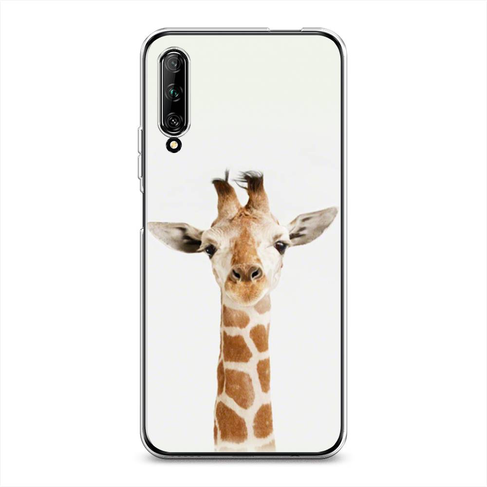 

Чехол на Huawei Y9s "Любопытный жираф", Бежевый;коричневый, 611150-1