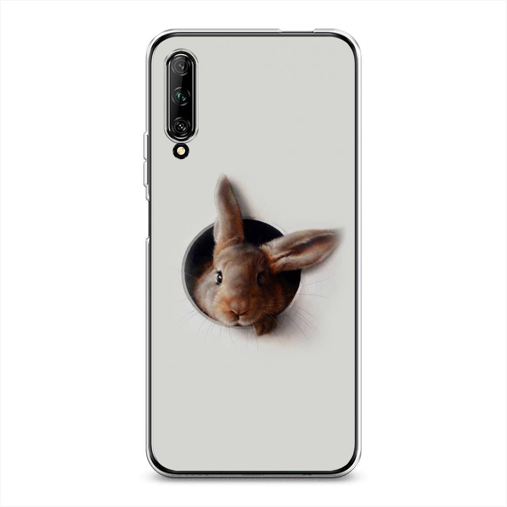 

Чехол на Huawei Y9s "Любопытный кролик", Серый;коричневый, 611150-1