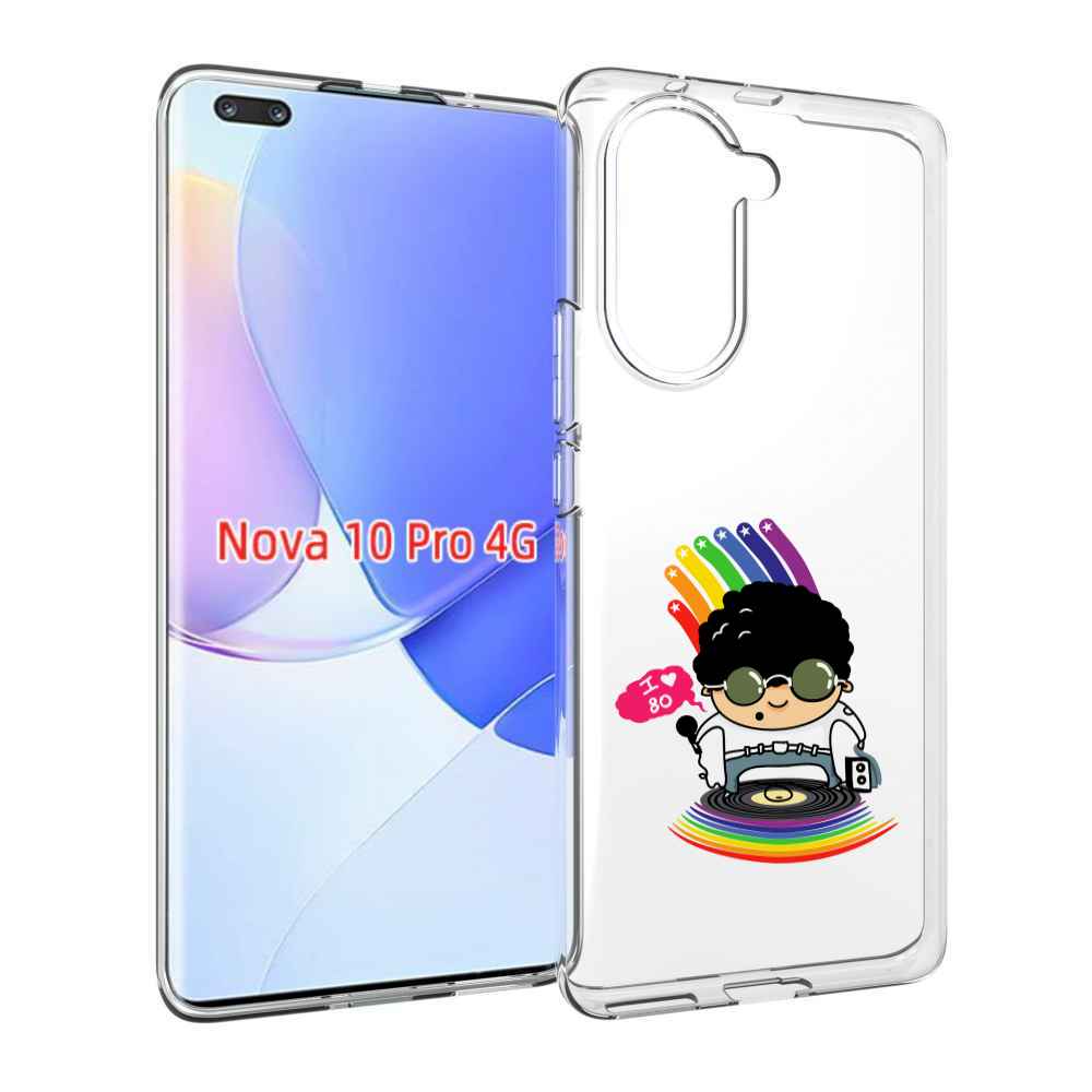 Чехол MyPads Я люблю 80-е для Huawei Nova 10 Pro противоударный