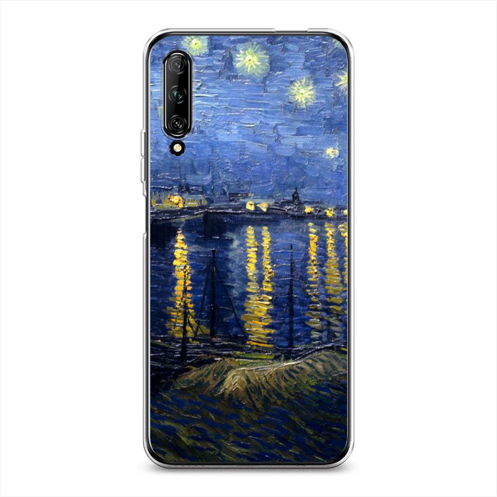 

Чехол на Huawei Y9s "Звездная ночь над Роной", Синий;желтый, 611150-4