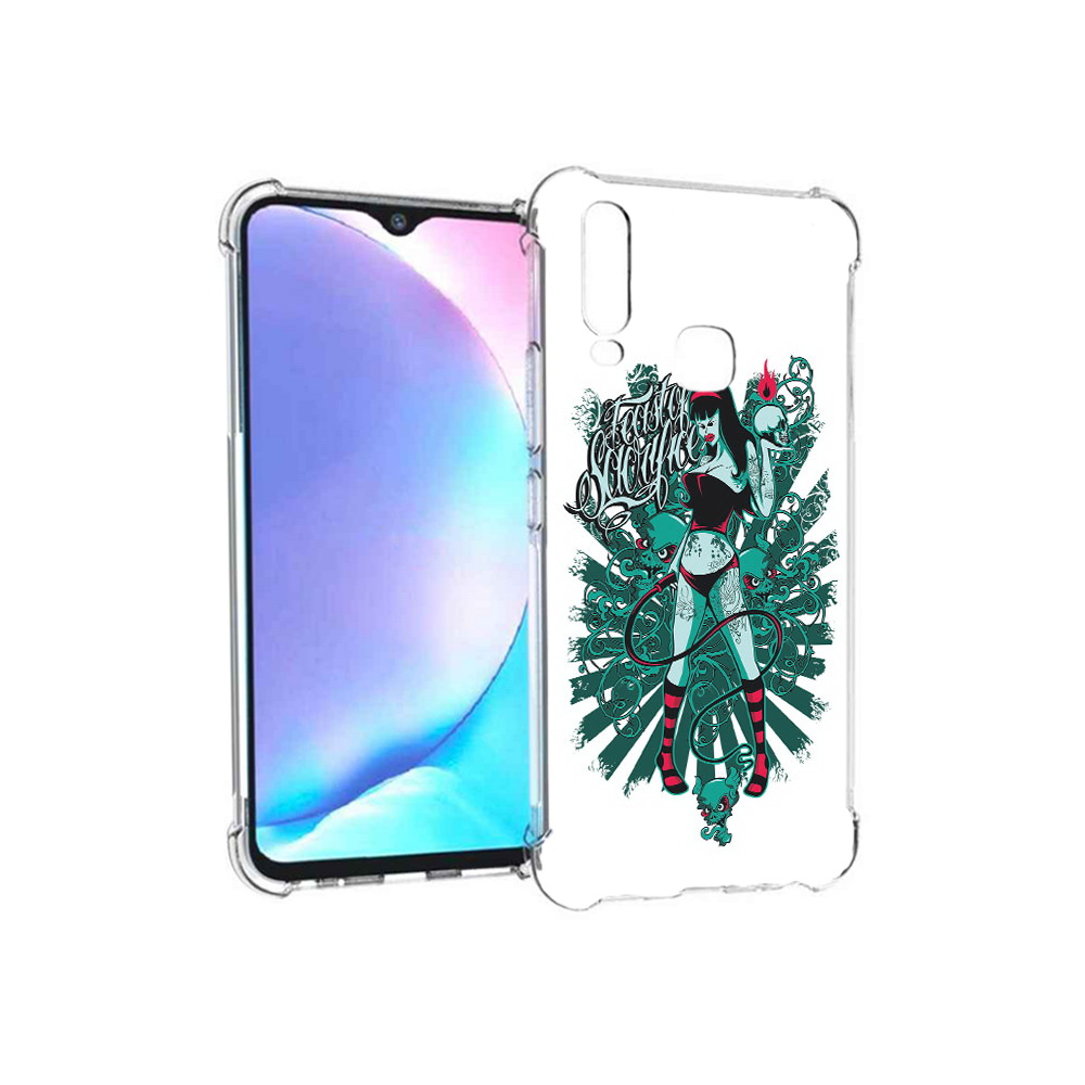 

Чехол MyPads Tocco для Vivo Y17 нарисованная девушка в татуировках (PT136369.382.499), Tocco