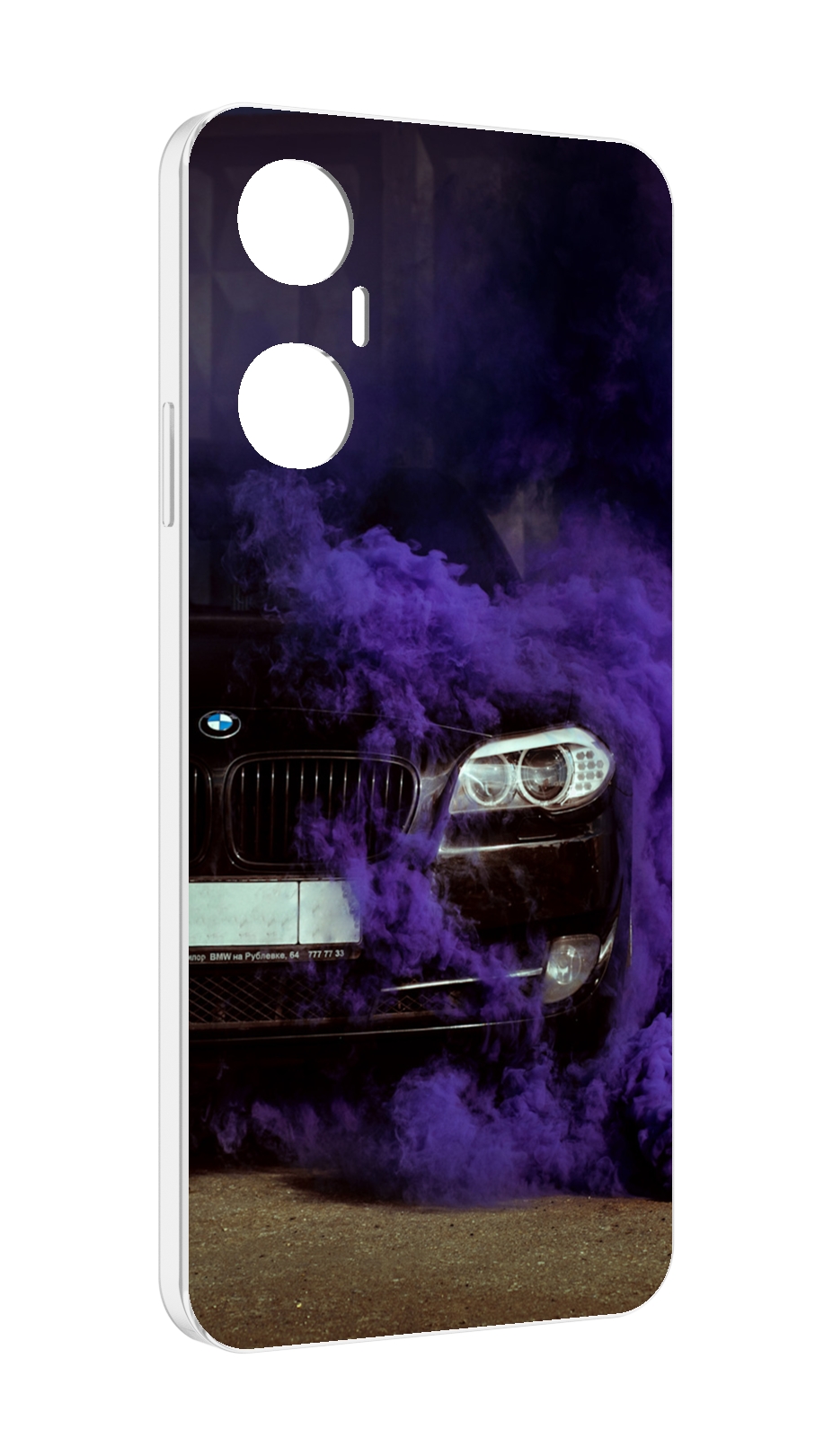 

Чехол MyPads бмв-с-фиолетовым-дымом мужской для Infinix Hot 20 5G, Прозрачный, Tocco