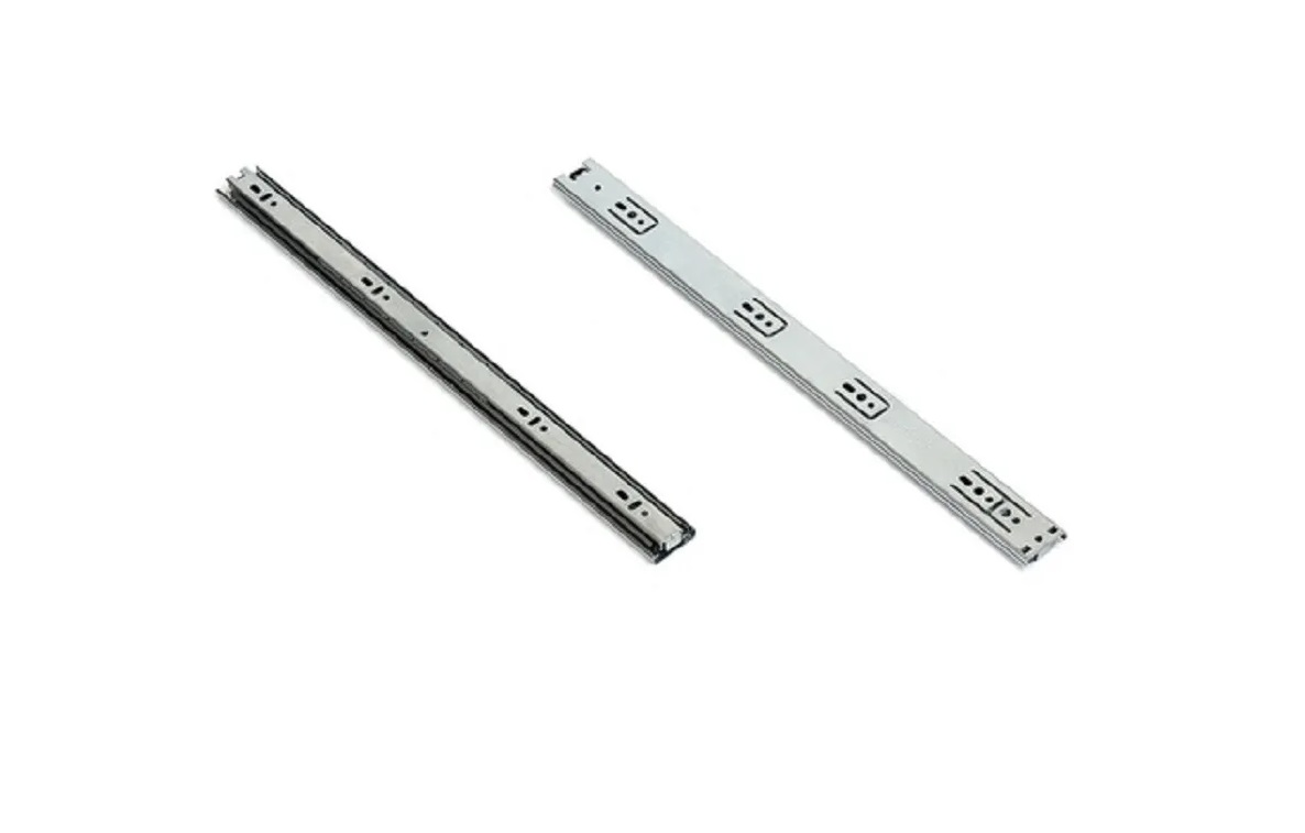 

Направляющие для мебели шариковые 1 пара (2 шт) полного выдвижения, 500 мм, Серебристый