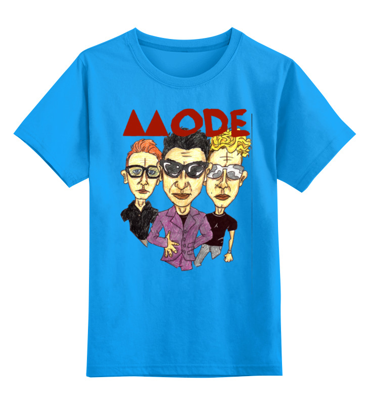 

Футболка детская Printio Depeche mode цв. голубой р. 116, Depeche mode