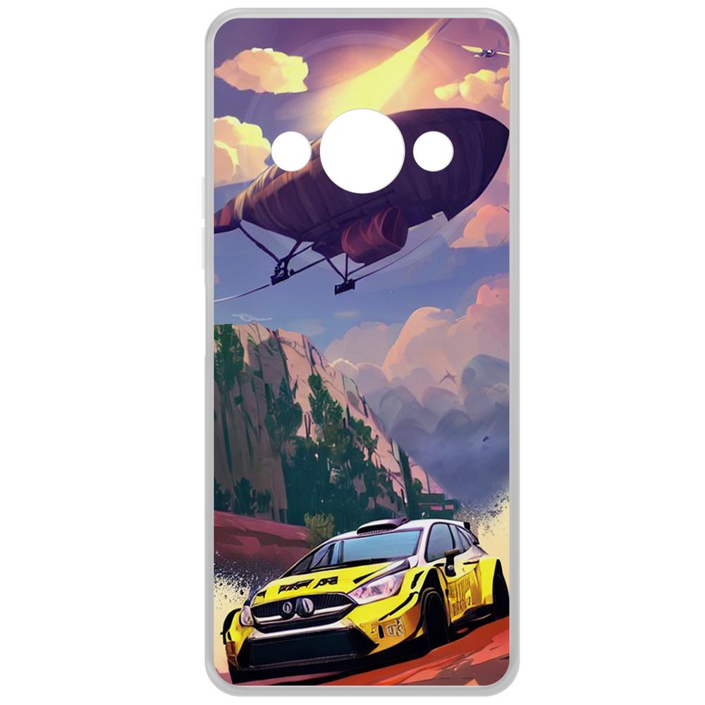 

Чехол-накладка Krutoff Clear Case Гонка для Xiaomi Redmi A3, Прозрачный