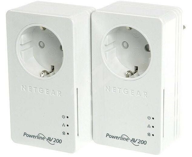 

Комплект PLC адаптеров NETGEAR powerline AV+ 200 nano set (2шт. в комплекте), NETGEAR powerline AV+ 200 nano set
