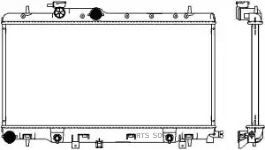 

Радиатор охлаждения двигателя
