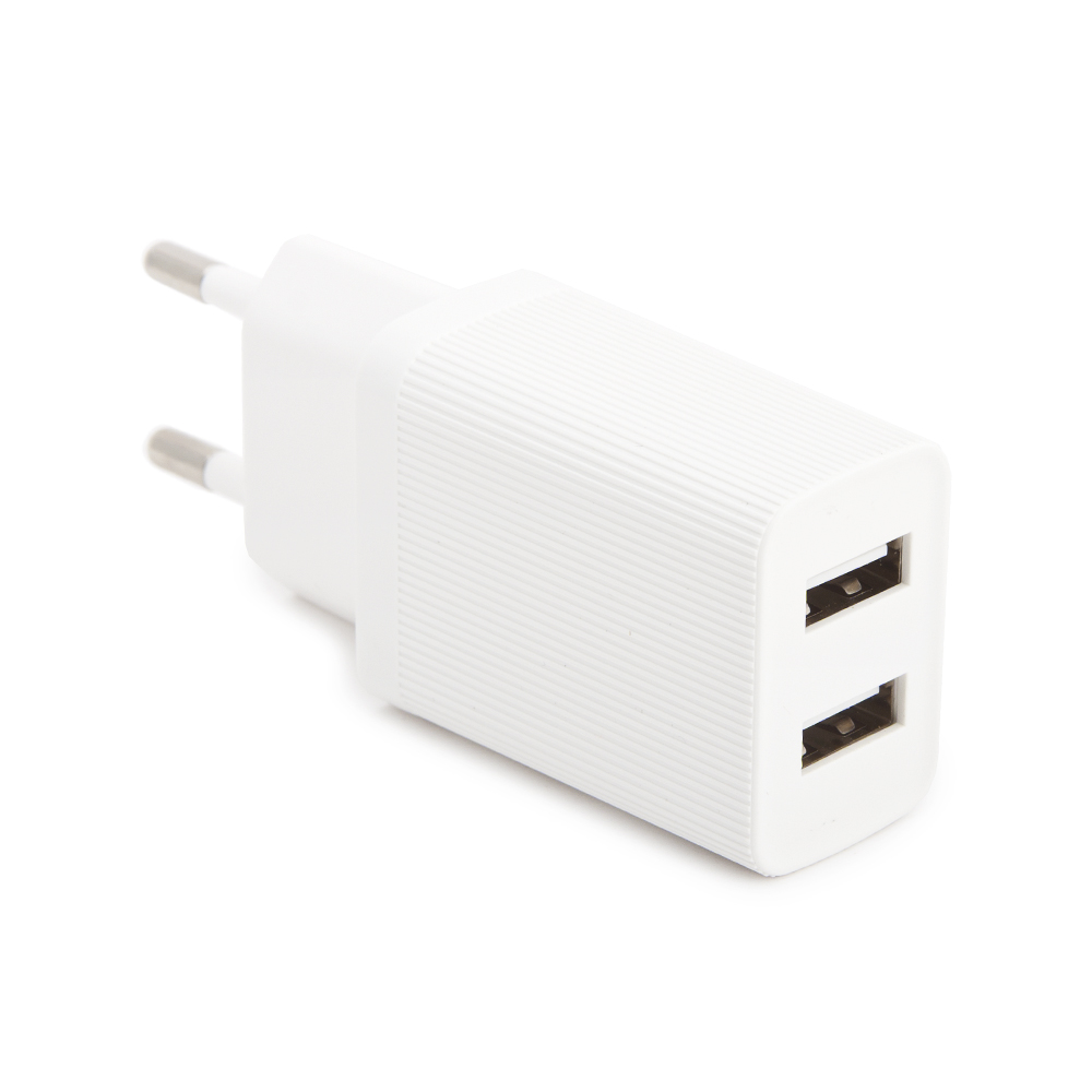 фото Сзу wk kingkong wp-u79i 2xusb, 2.1а + кабель lightning 8-pin, 1м (белый)