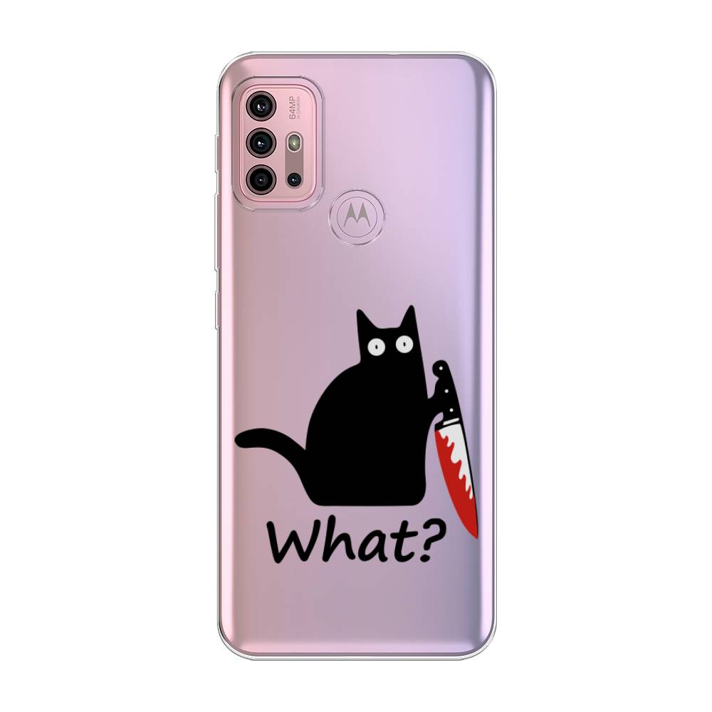 

Чехол на Lenovo K13 Note "Котик с ножом", Черный;красный, 242350-6