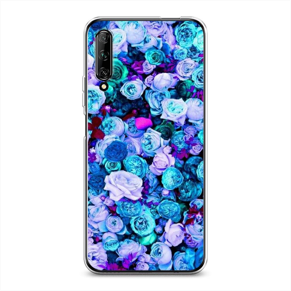 

Чехол на Huawei Y9s "Цветочный ковер", Фиолетовый, 611150-2