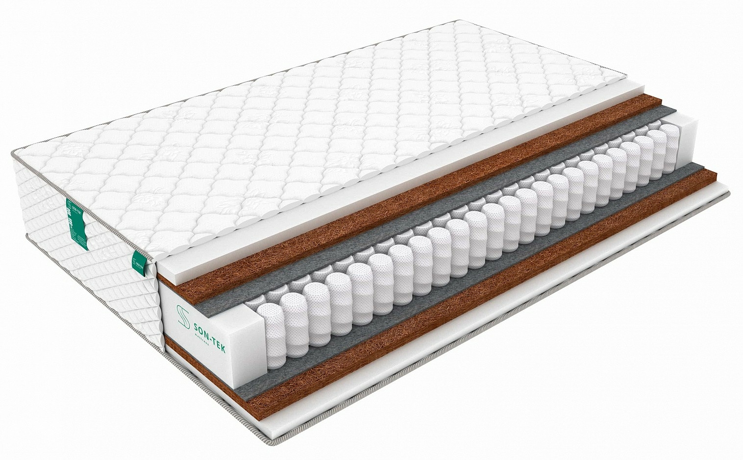 

Матрас Sleeptek Premier Foam Cocos Mix 110x220, Premier Foam Cocos Mix